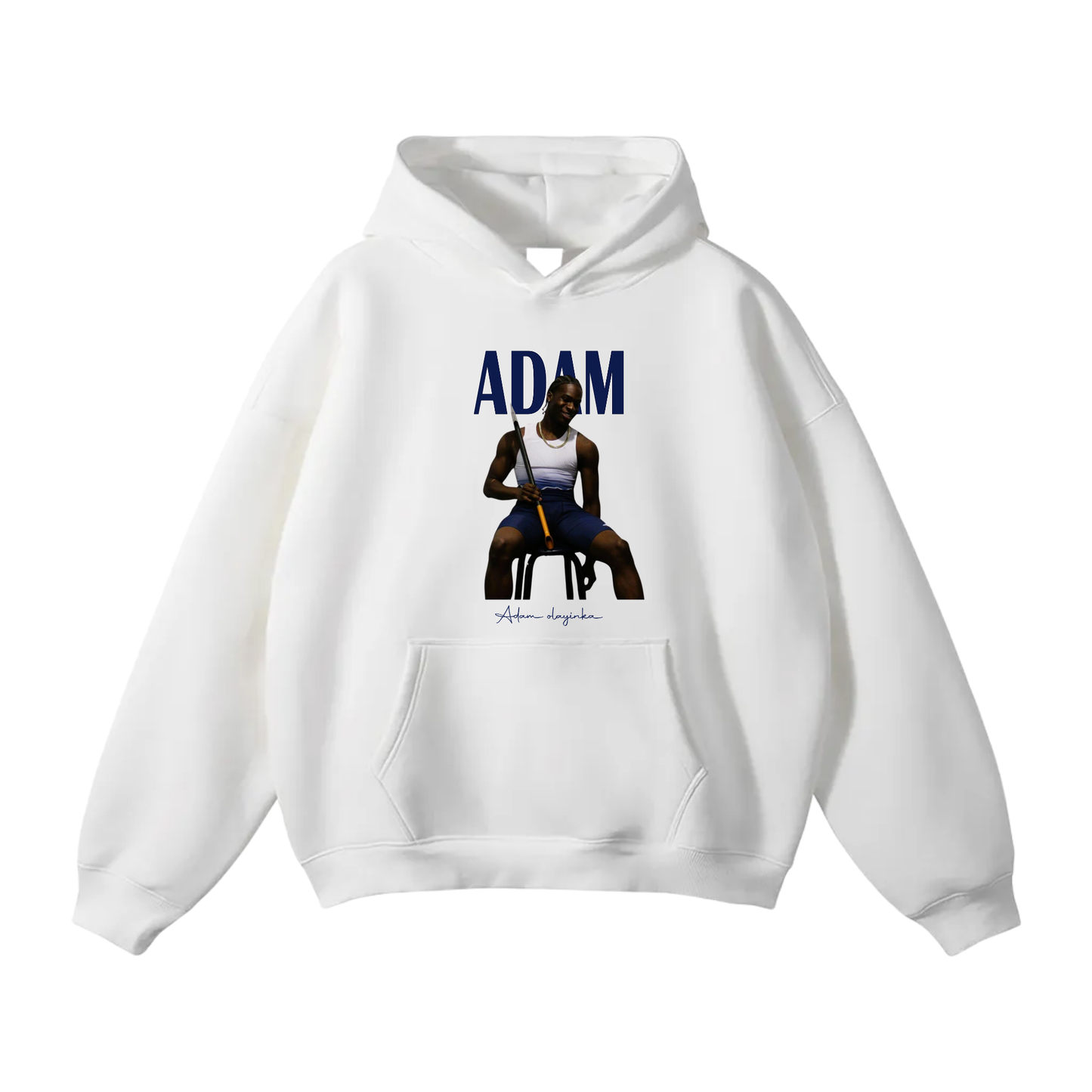 Adam olayinka Oversize Fleeced Hoodie
