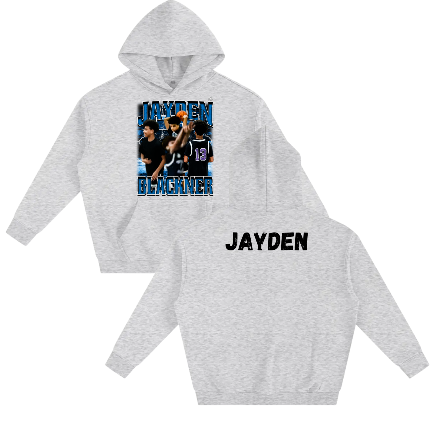 Jayden Blackner Oversize Fleeced Hoodie
