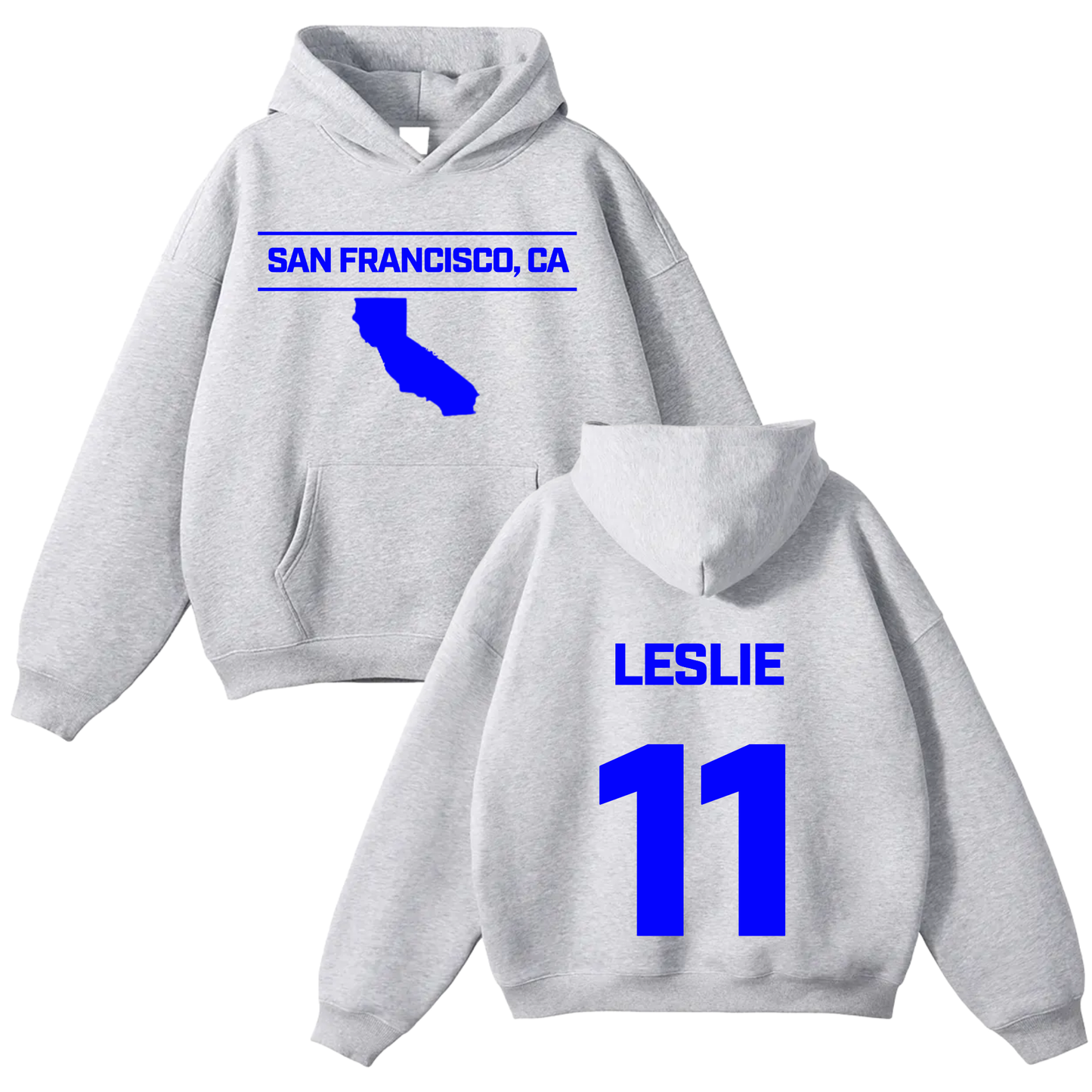 Jaylin Leslie Oversize Fleeced Hoodie