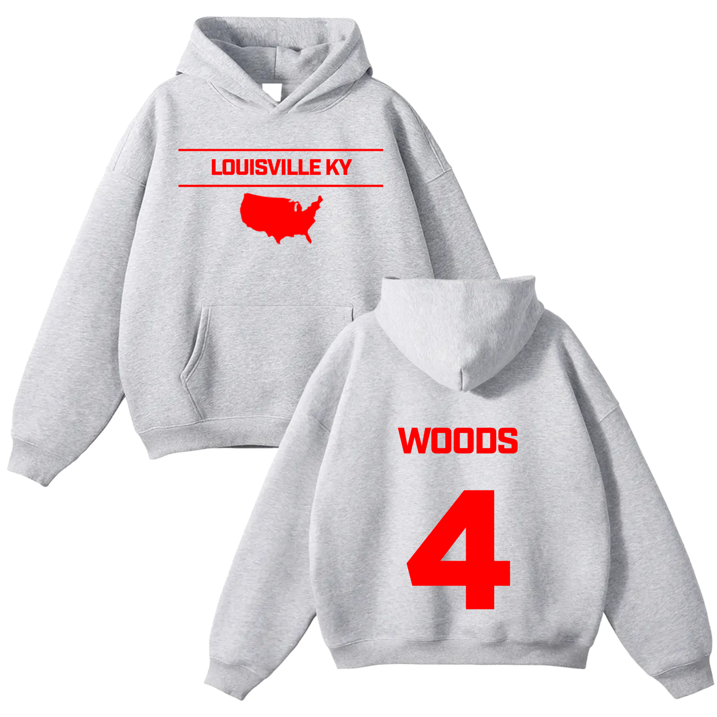Brandin Woods Oversize Fleeced Hoodie