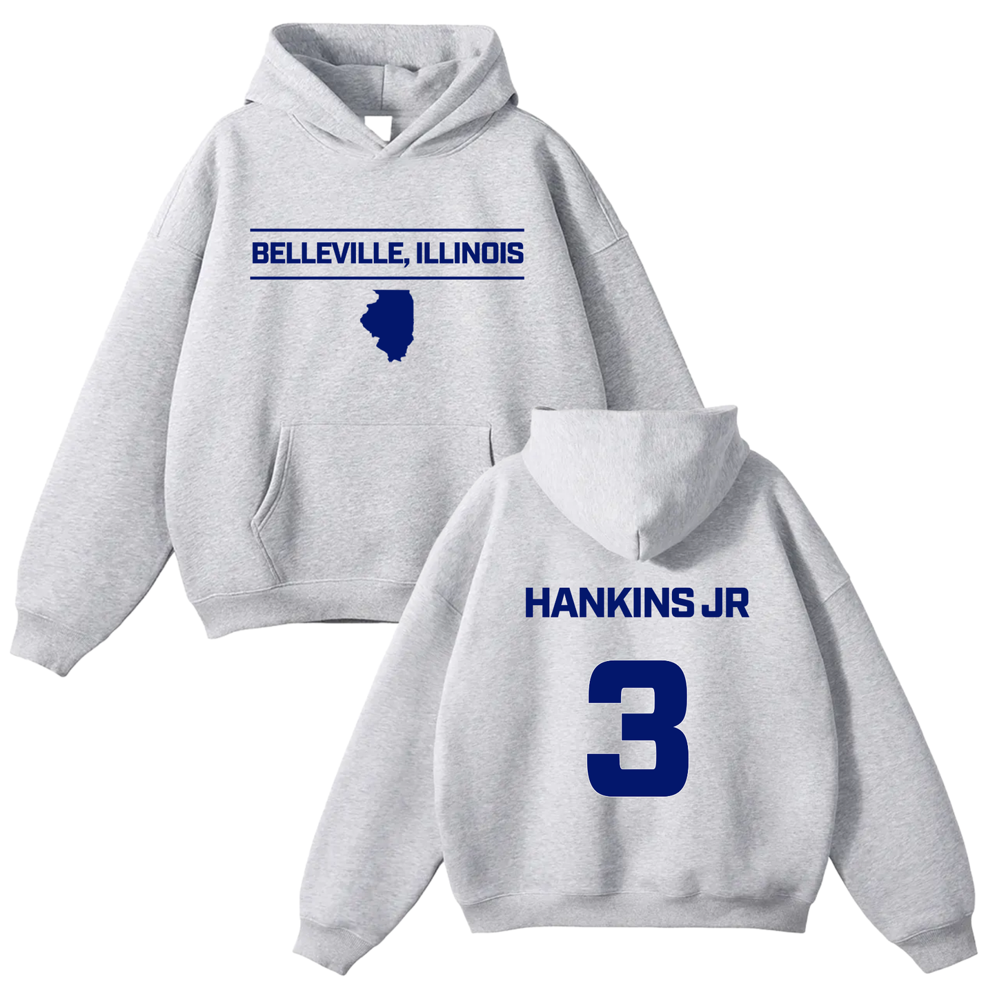 Nick Hankins Jr Oversize Fleeced Hoodie