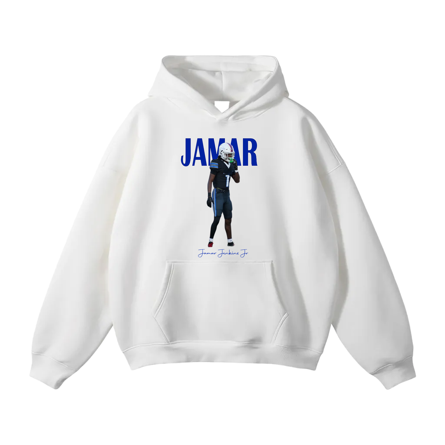 Jamar Jenkins Jr Oversize Fleeced Hoodie