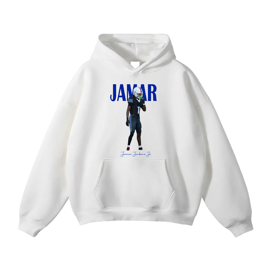 Jamar Jenkins Jr Oversize Fleeced Hoodie