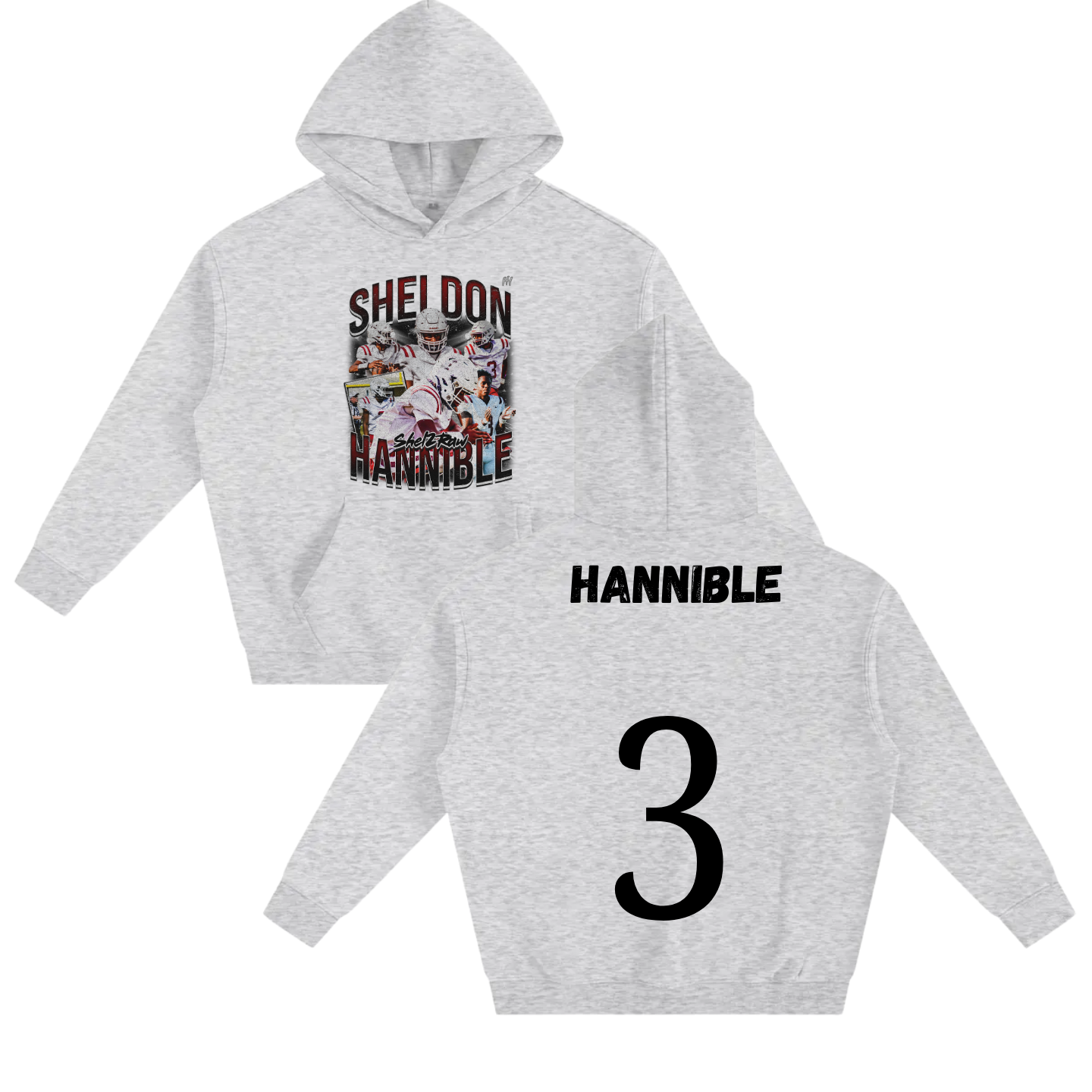 Sheldon Hannible Oversize Fleeced Hoodie