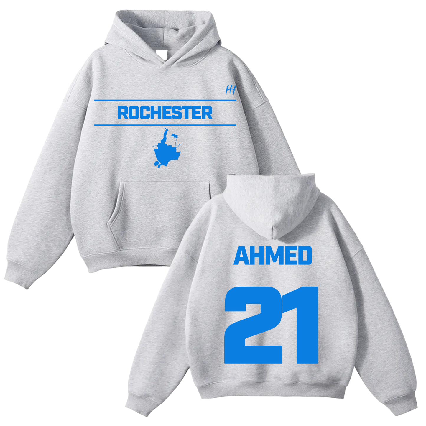 Ahmed Haji Oversize Fleeced Hoodie