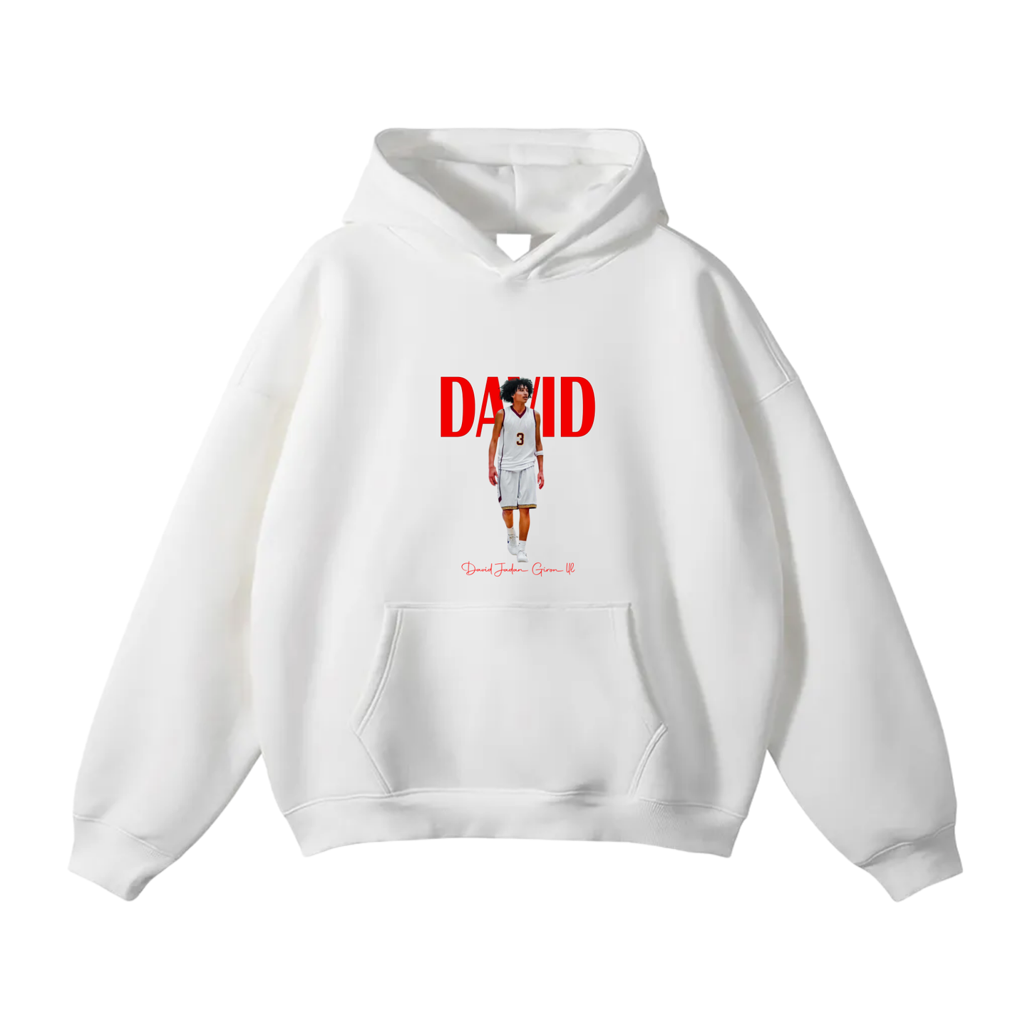 David Jadan Giron III Oversize Fleeced Hoodie