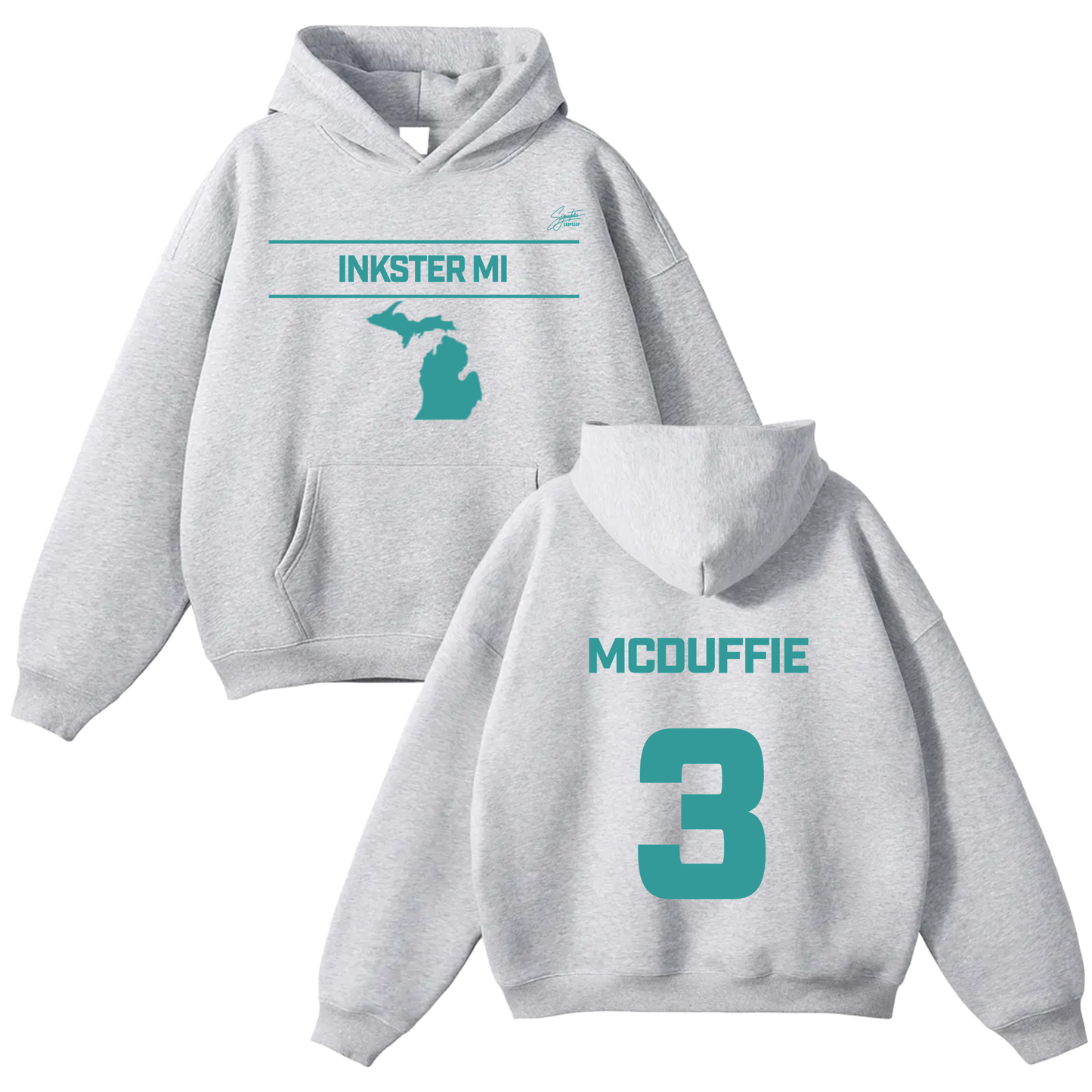 Kennady Mcduffie Oversize Fleeced Hoodie