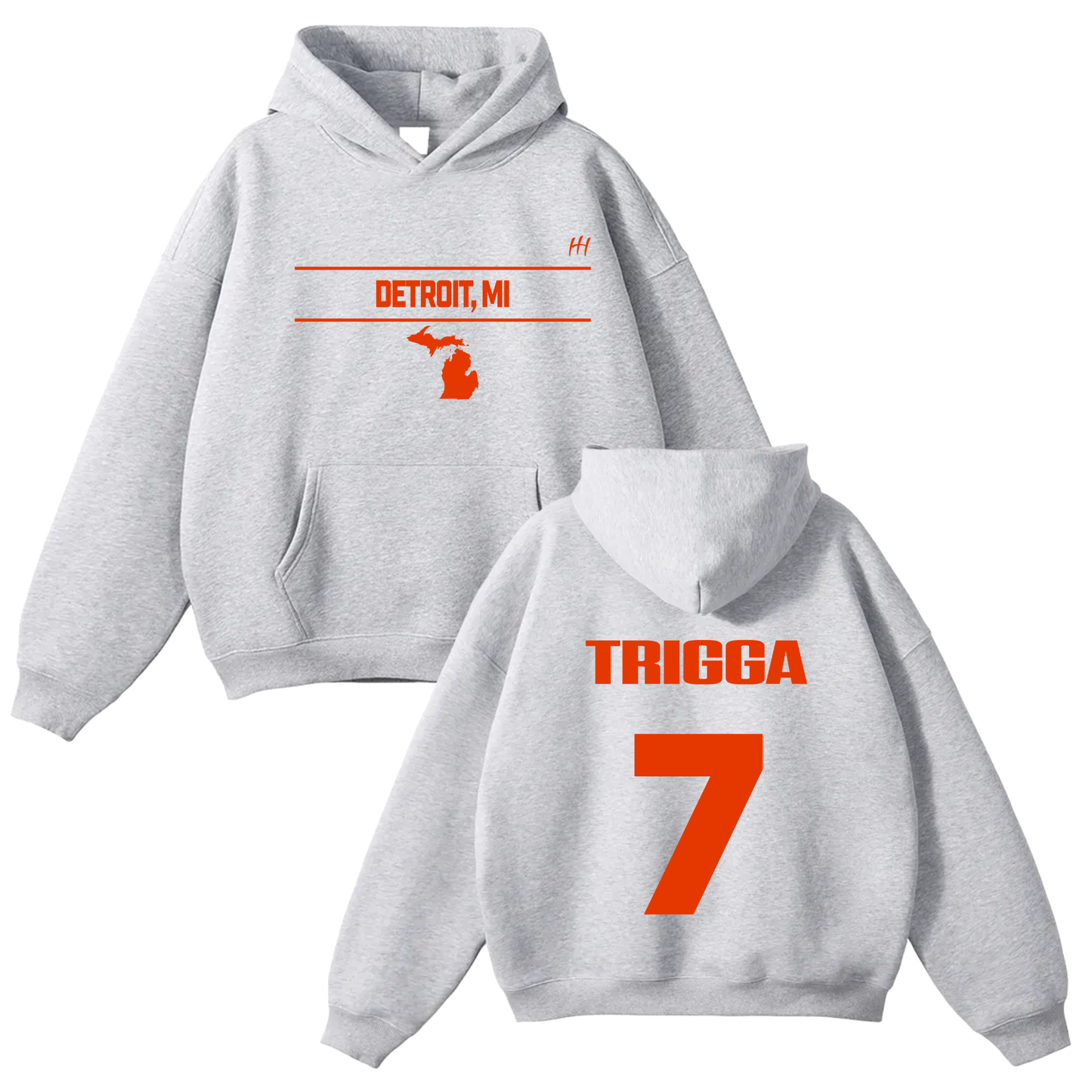 Trey Adams Oversize Fleeced Hoodie