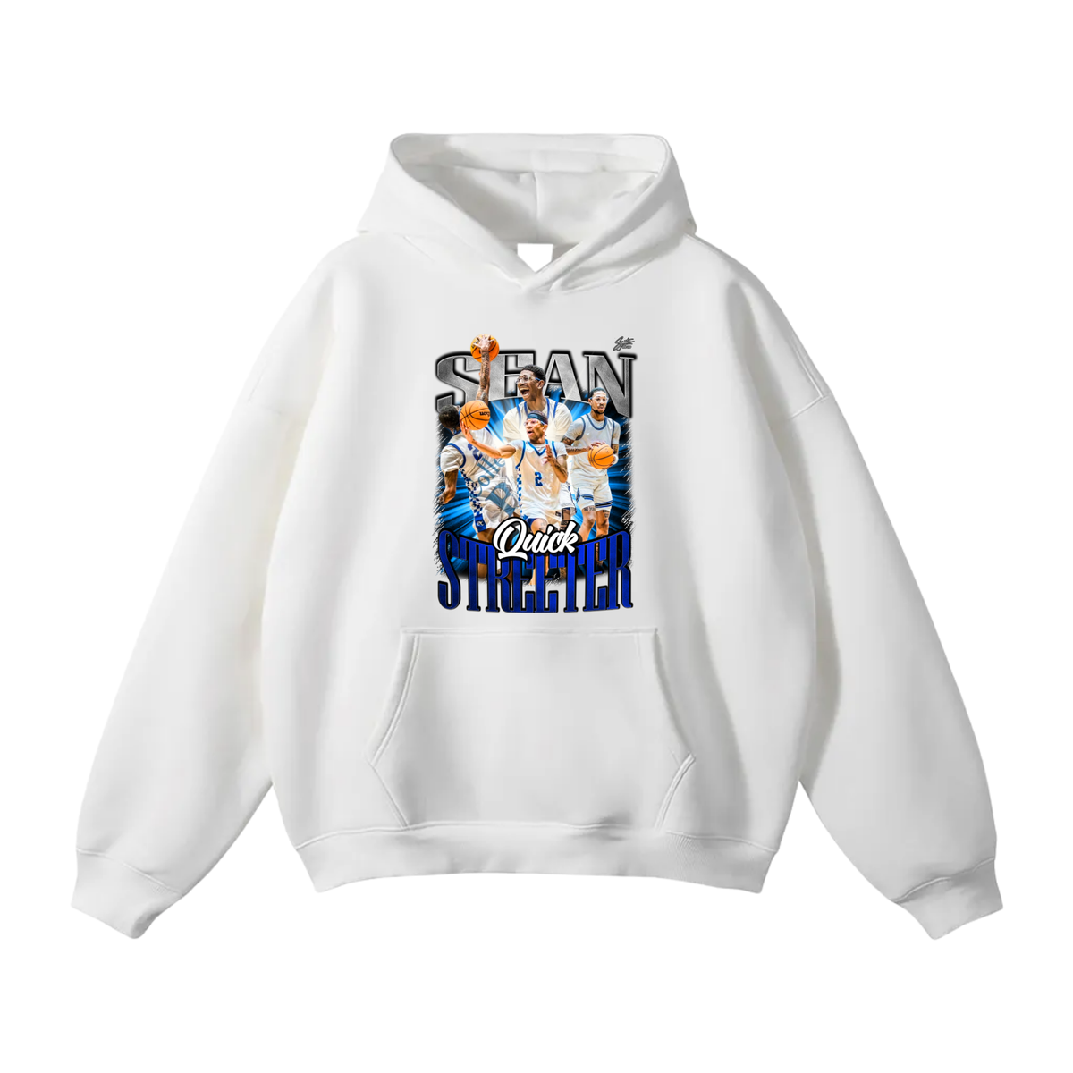 Sean Quick-Streeter Oversize Fleeced Hoodie
