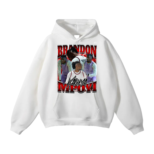 Brandon Kabuya Mpoyi Oversize Fleeced Hoodie