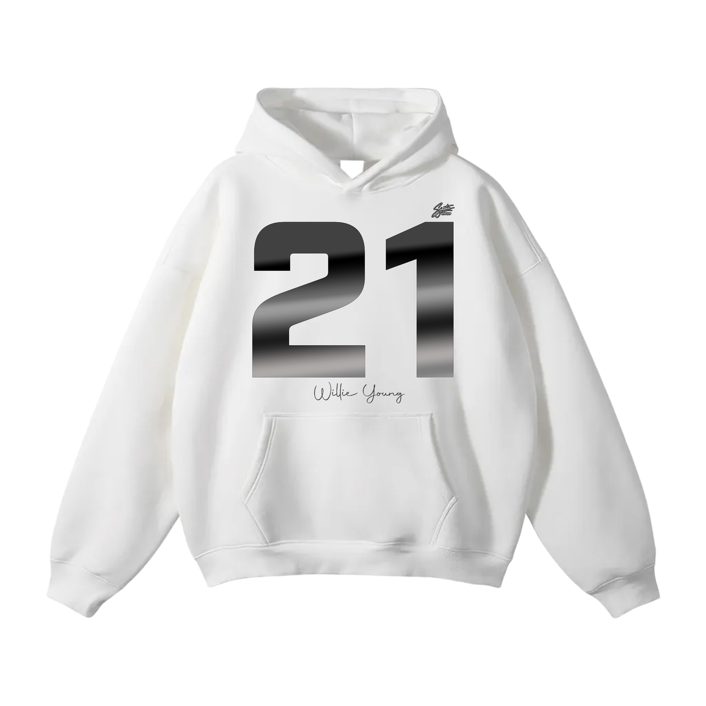 Willie Young Oversize Fleeced Hoodie
