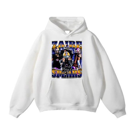 Zaire Spears Oversize Fleeced Hoodie