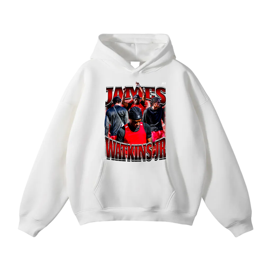 James Wakins Jr Oversize Fleeced Hoodie