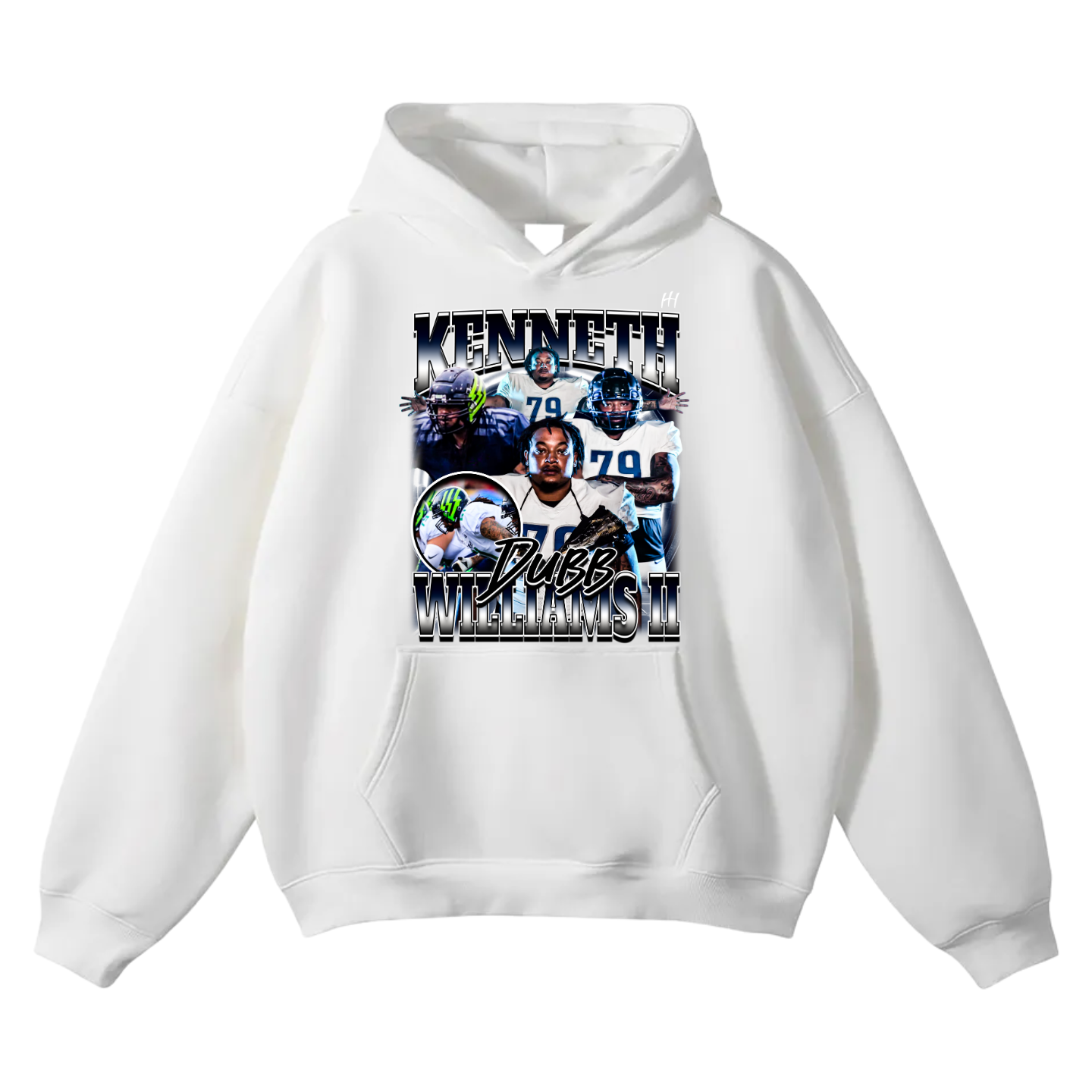 Kenneth Williams II Oversize Fleeced Hoodie