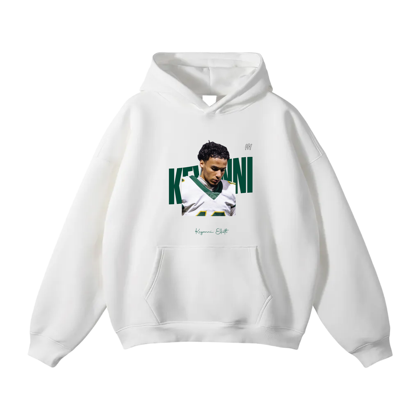 Keyanni Elliott Oversize Fleeced Hoodie