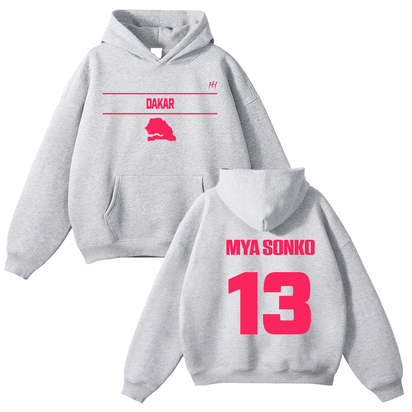 Aminata Sonko Oversize Fleeced Hoodie