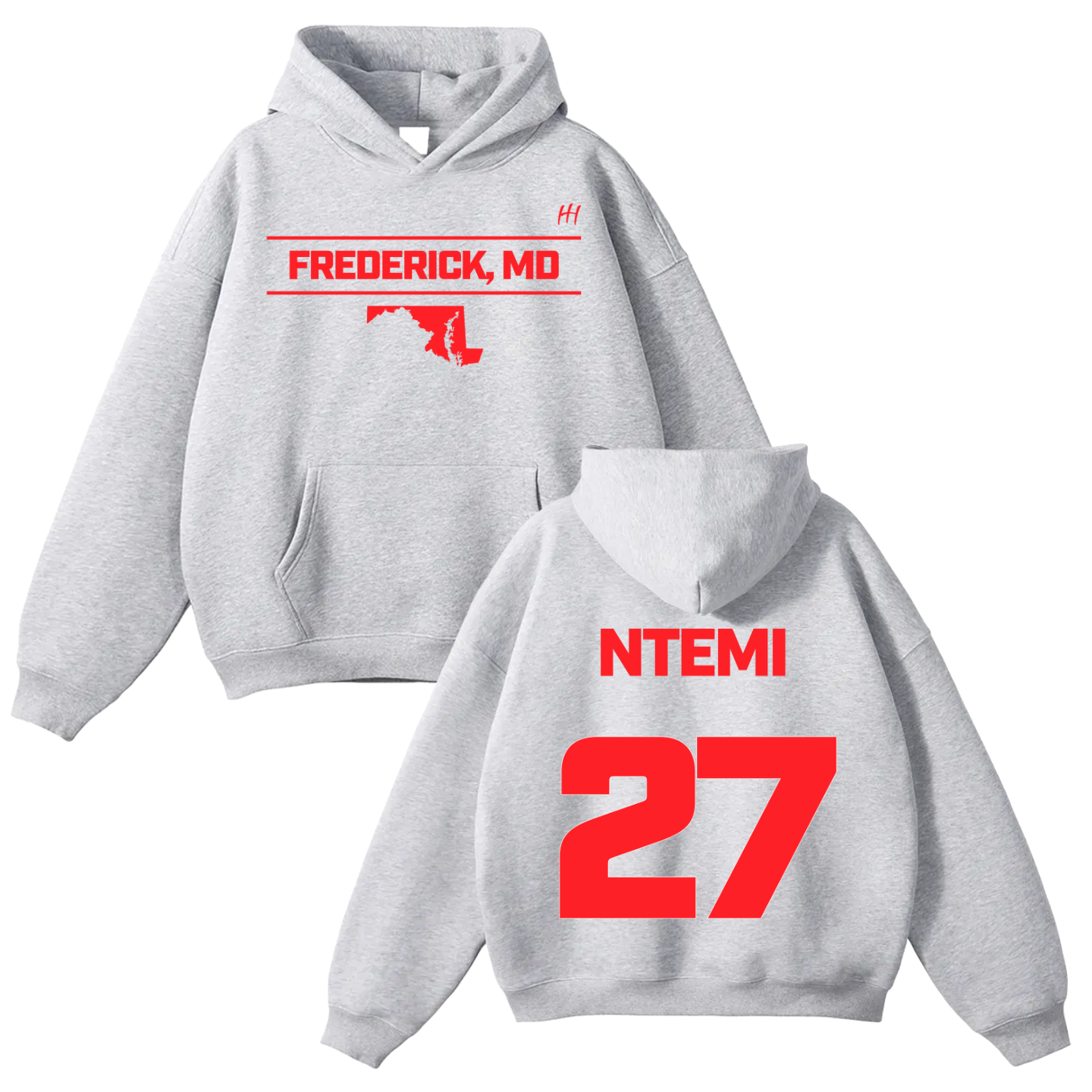 Zion Ntemi Oversize Fleeced Hoodie