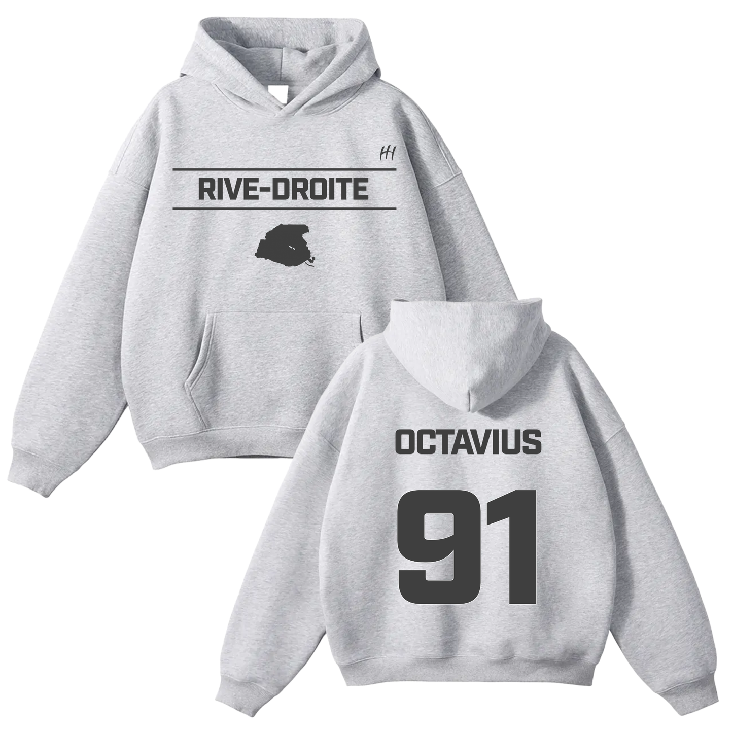 Octavius Sayann Oversize Fleeced Hoodie