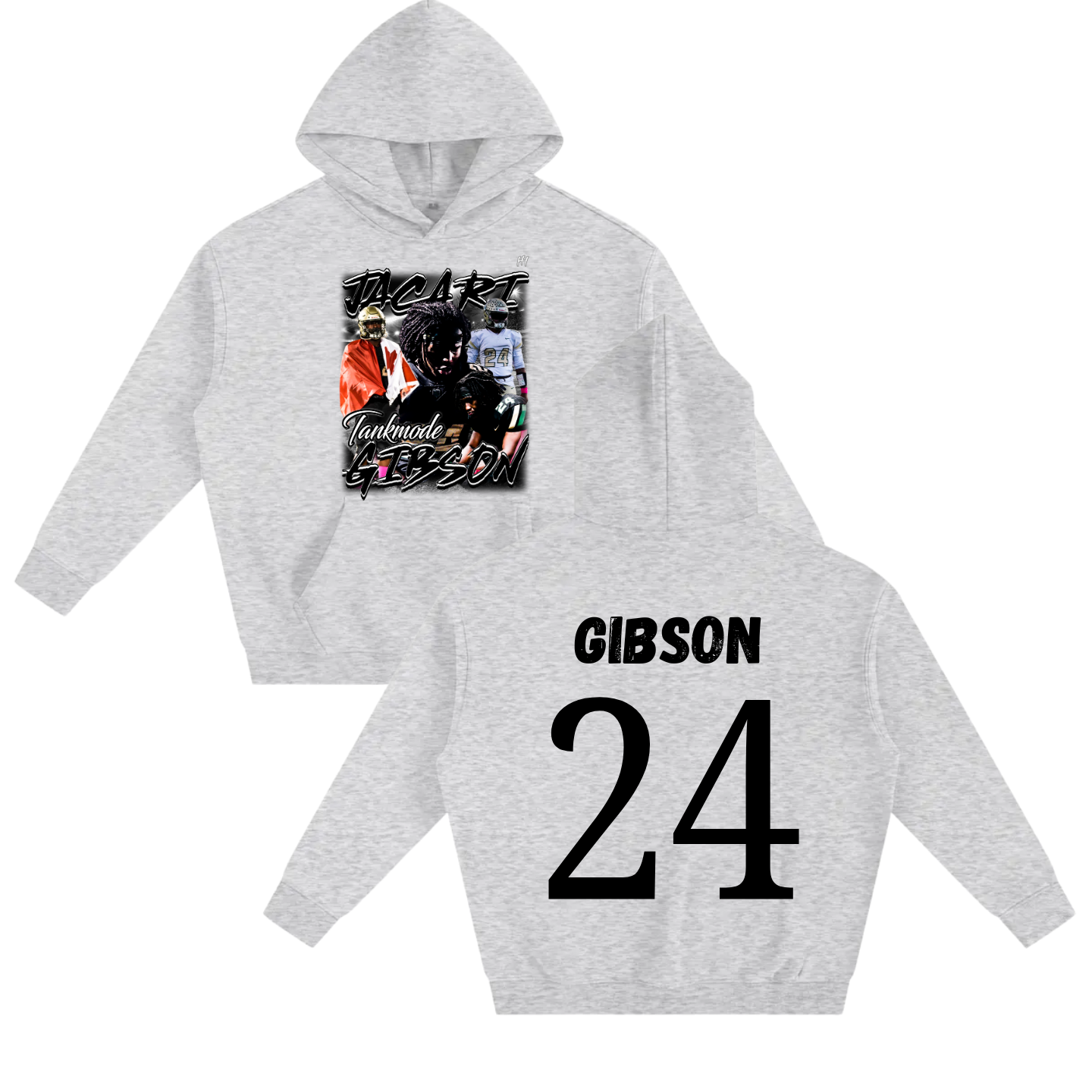 Jacari Gibson  Oversize Fleeced Hoodie