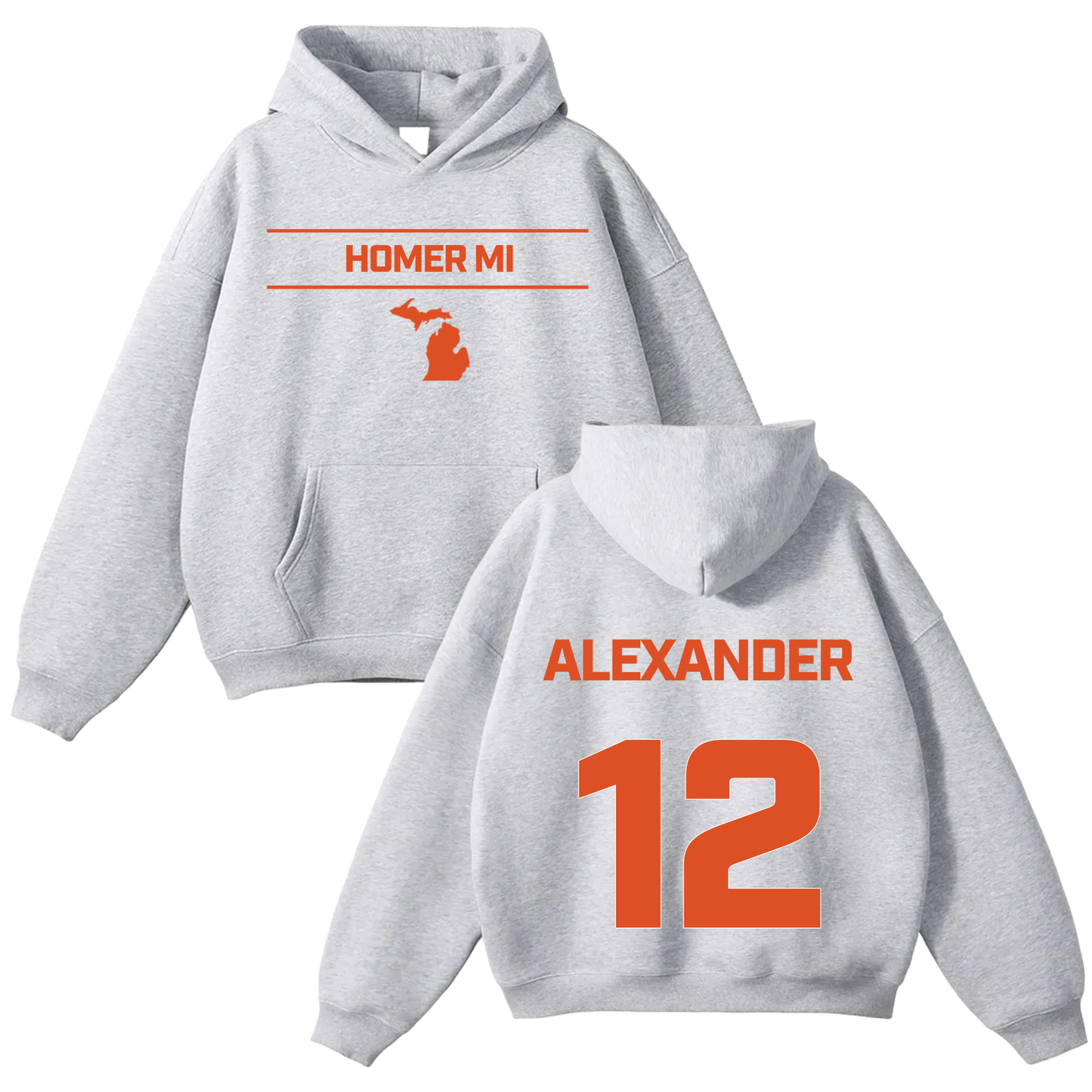 Alexander James Benoodt Oversize Fleeced Hoodie