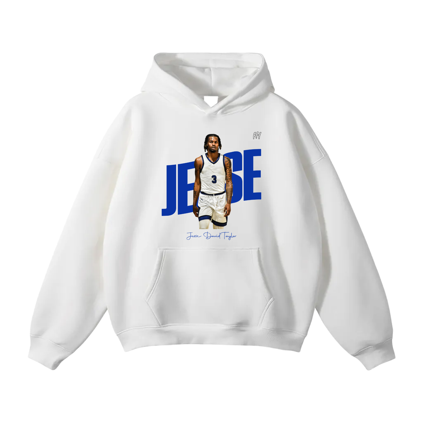 Jesse David Taylor Oversize Fleeced Hoodie