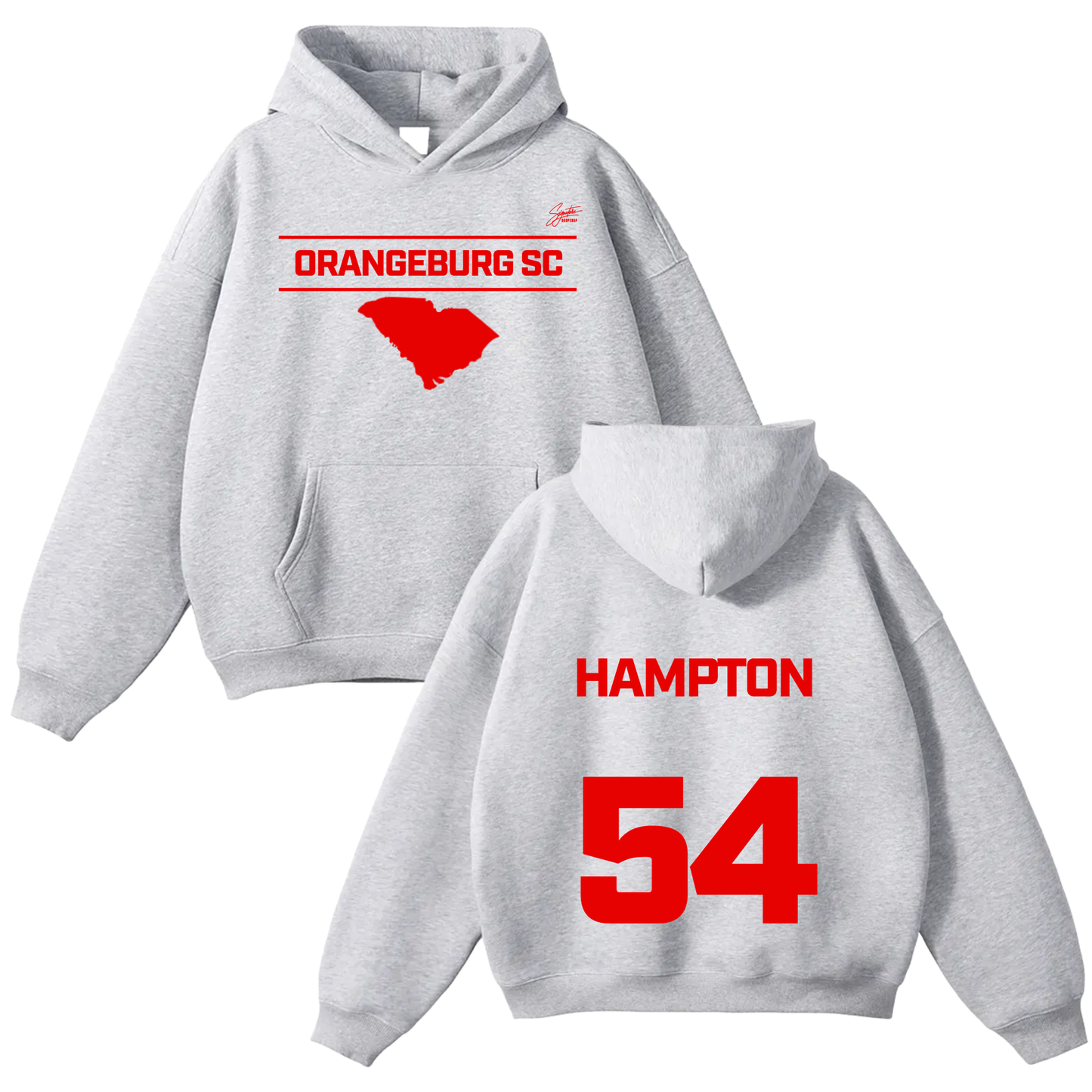 Christopher Hampton Oversize Fleeced Hoodie
