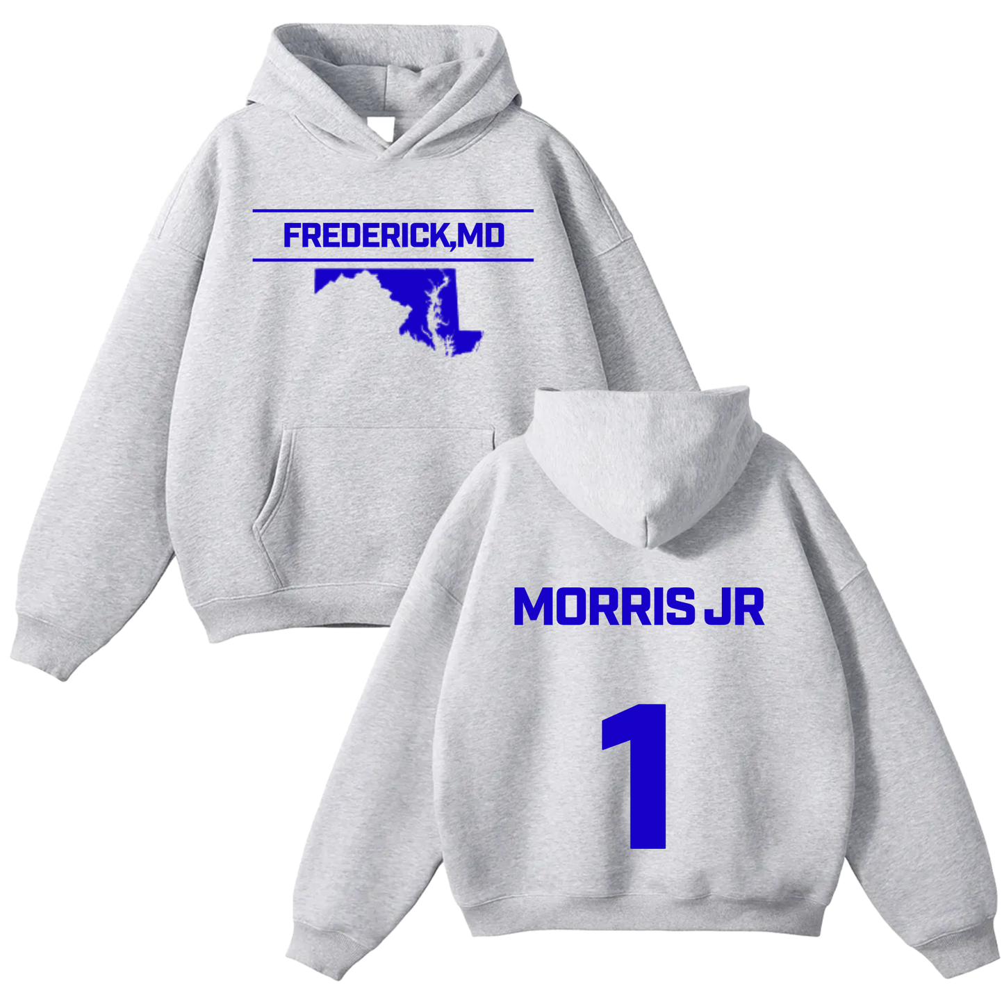 Darnell Morris Jr Oversize Fleeced Hoodie