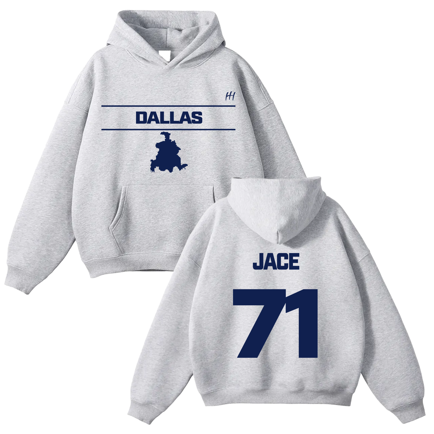 Jace King Oversize Fleeced Hoodie