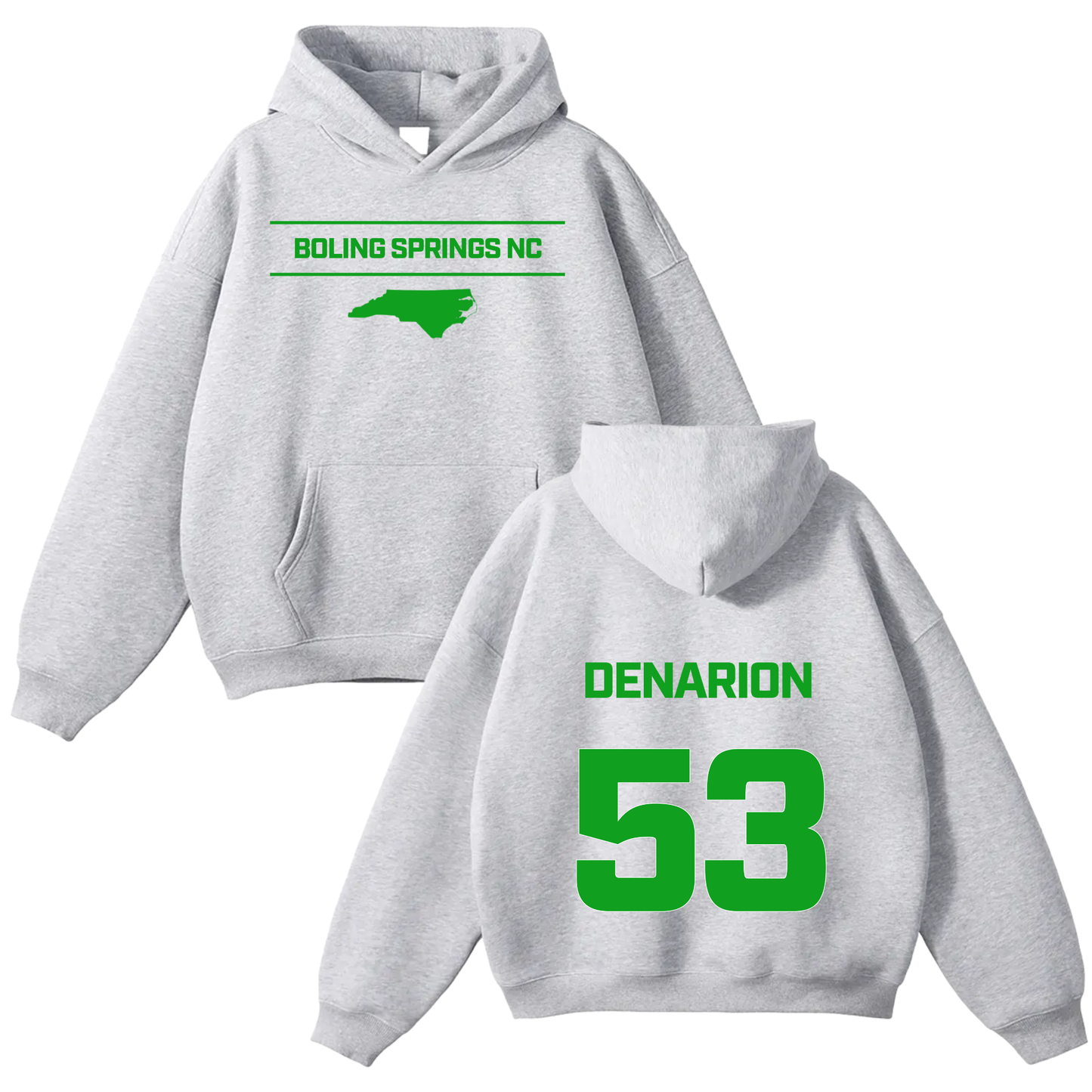 Denarion Hickman Oversize Fleeced Hoodie