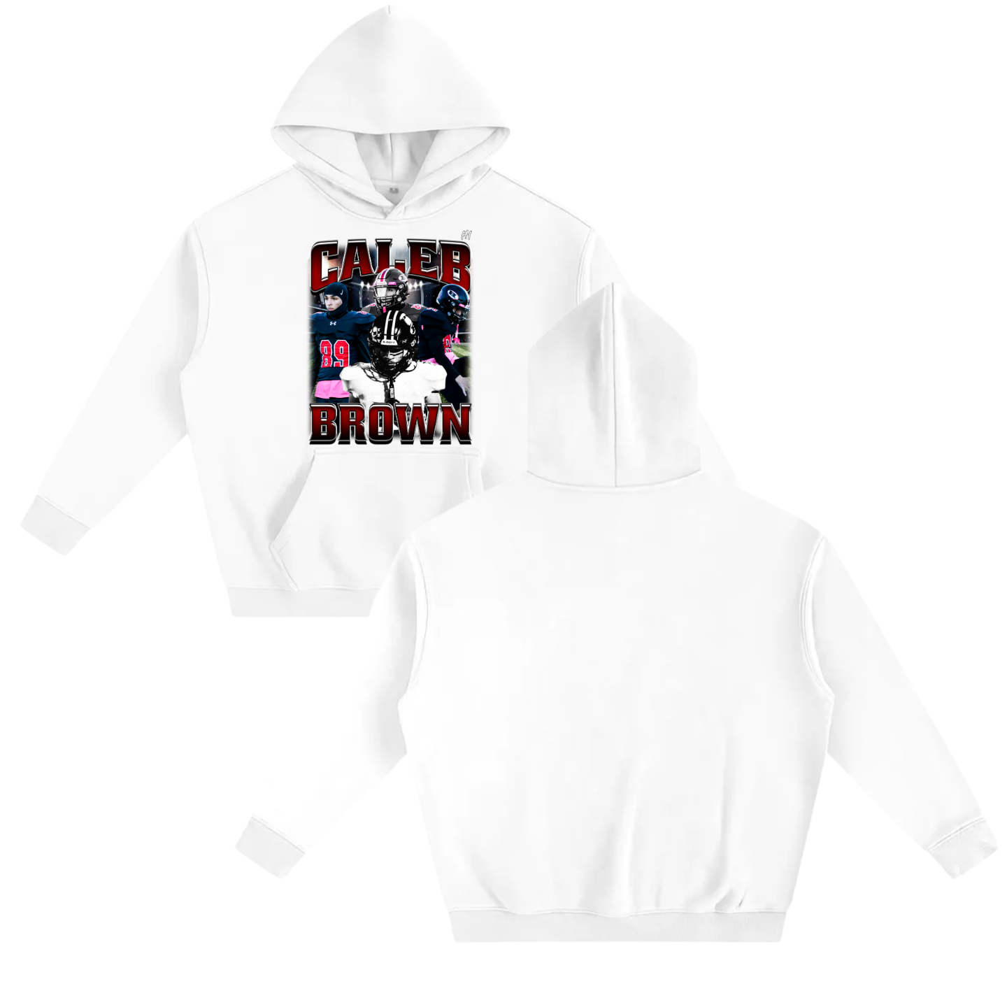 Caleb Brown Oversize Fleeced Hoodie
