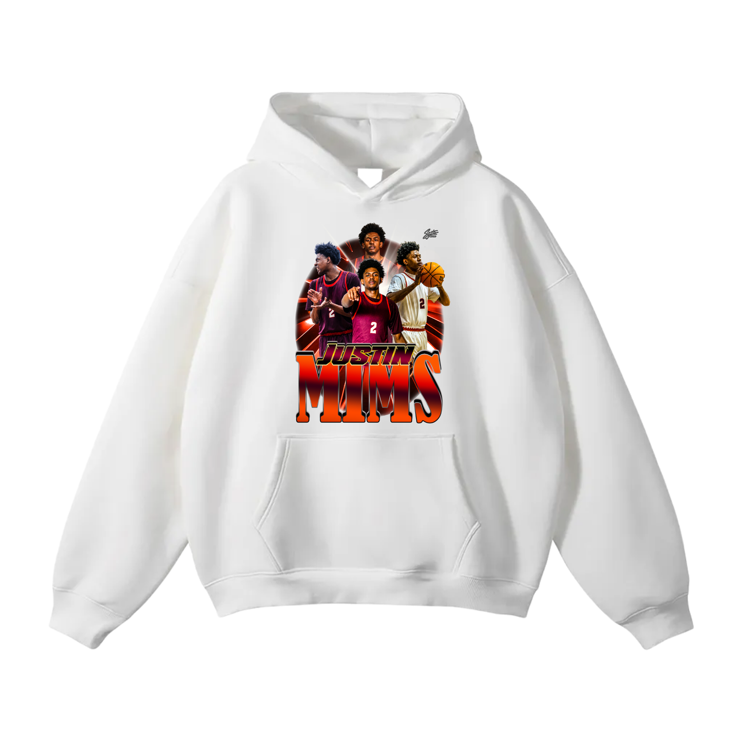 Justin Mims Oversize Fleeced Hoodie