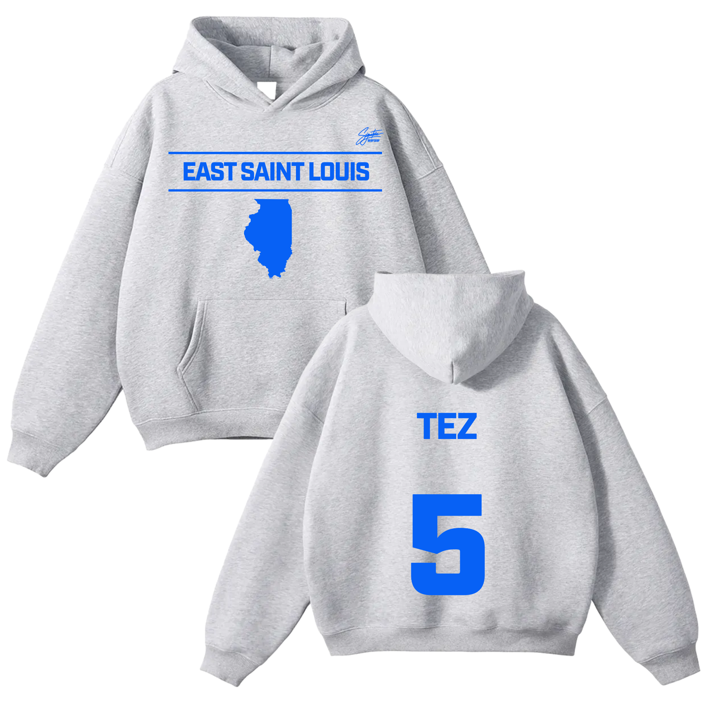 De’Montez Bush Oversize Fleeced Hoodie