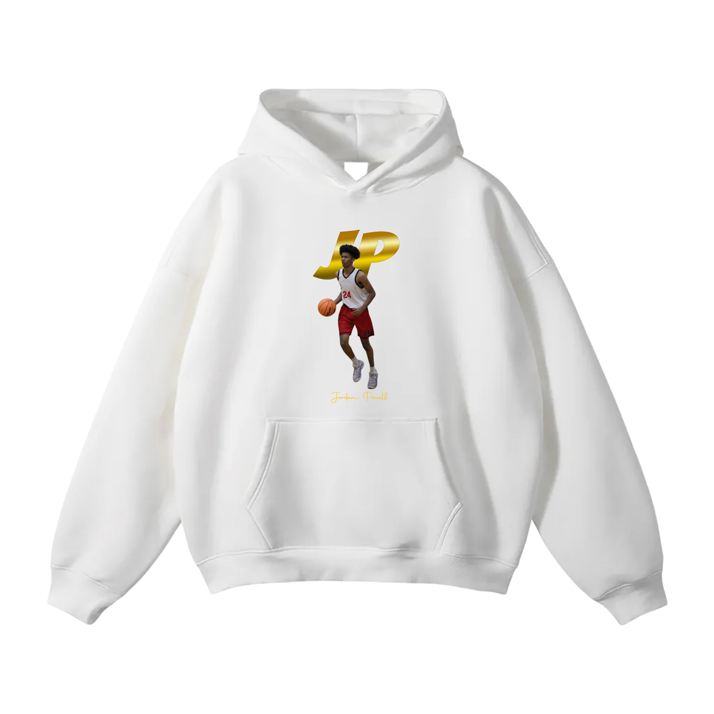 Jordan Powell Oversize Fleeced Hoodie