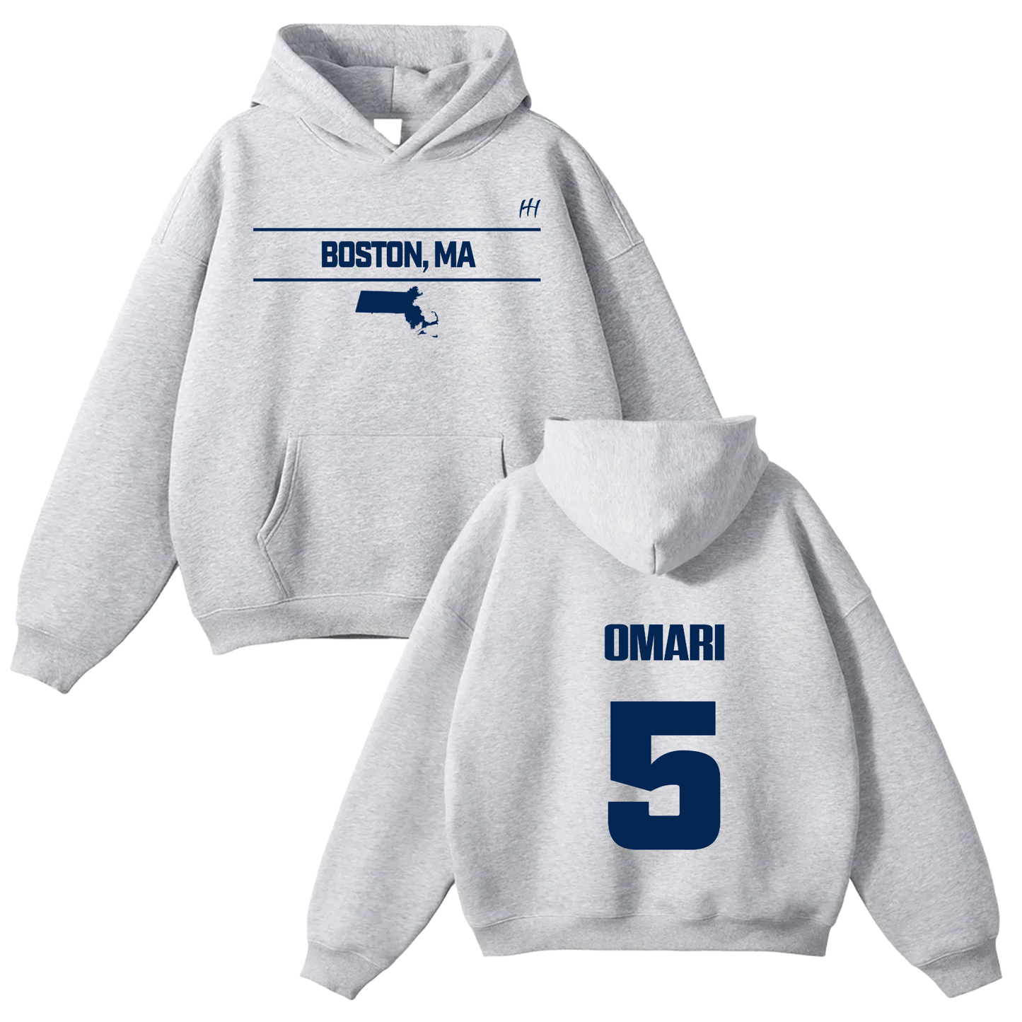 Omari Brooks Oversize Fleeced Hoodie