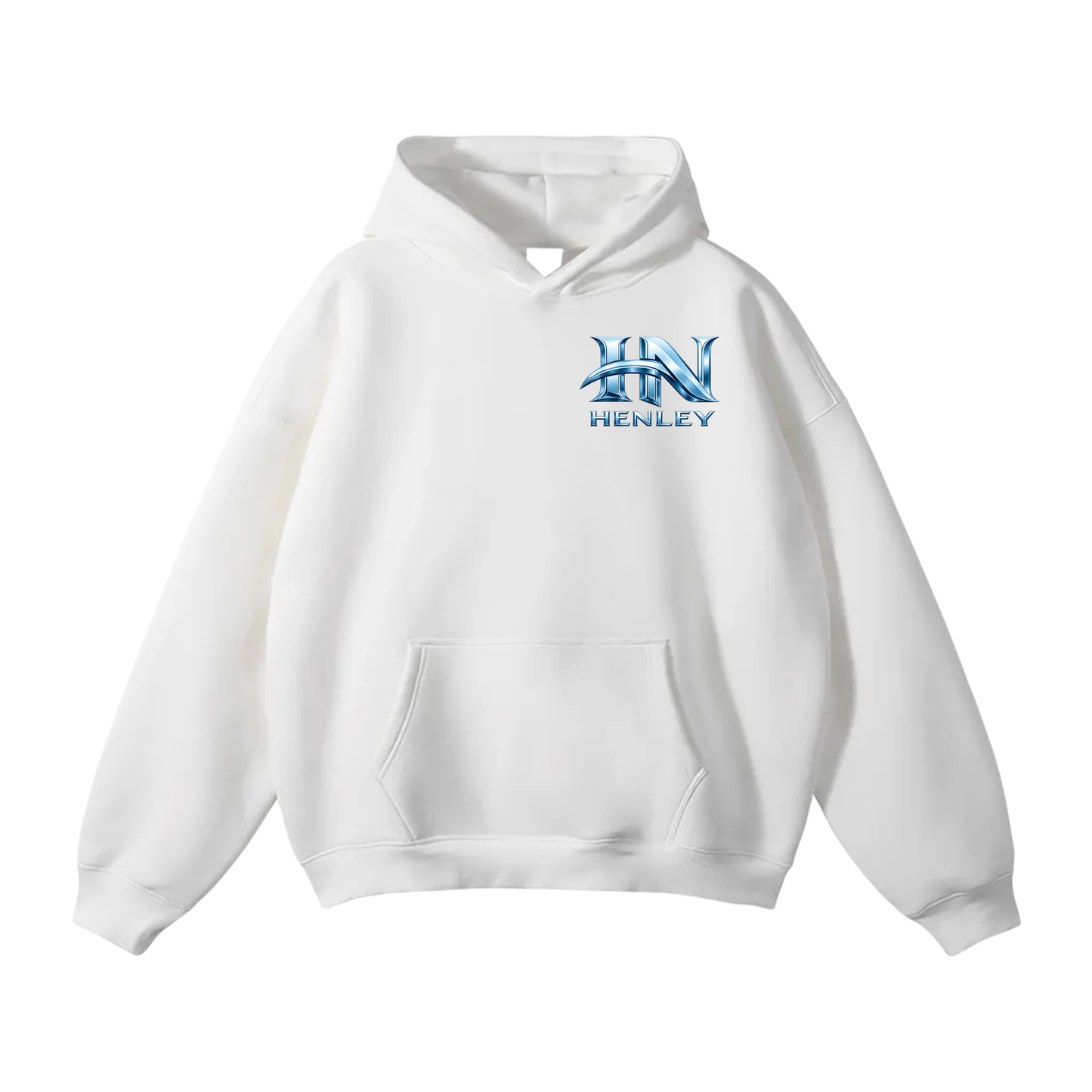 Bxnktellr Henley Oversize Fleeced Hoodie