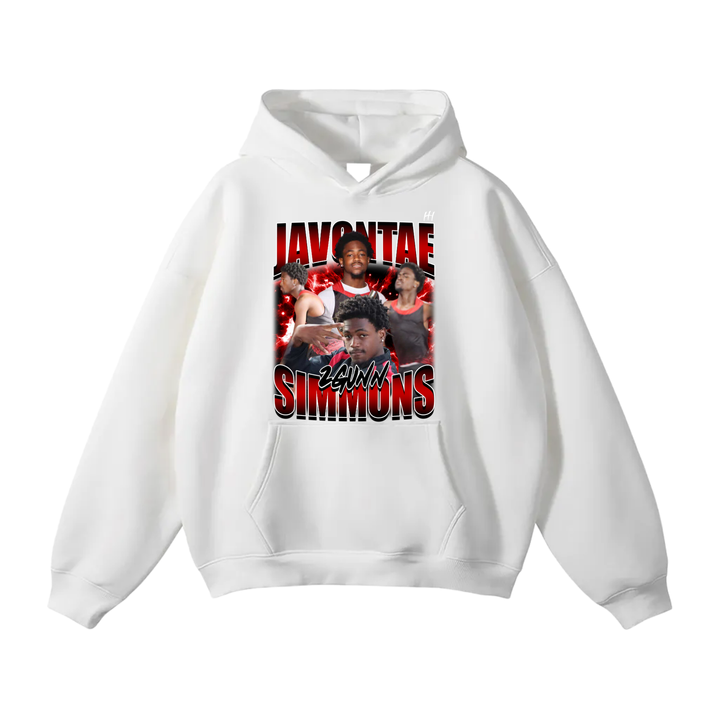 Javontae Simmons Oversize Fleeced Hoodie