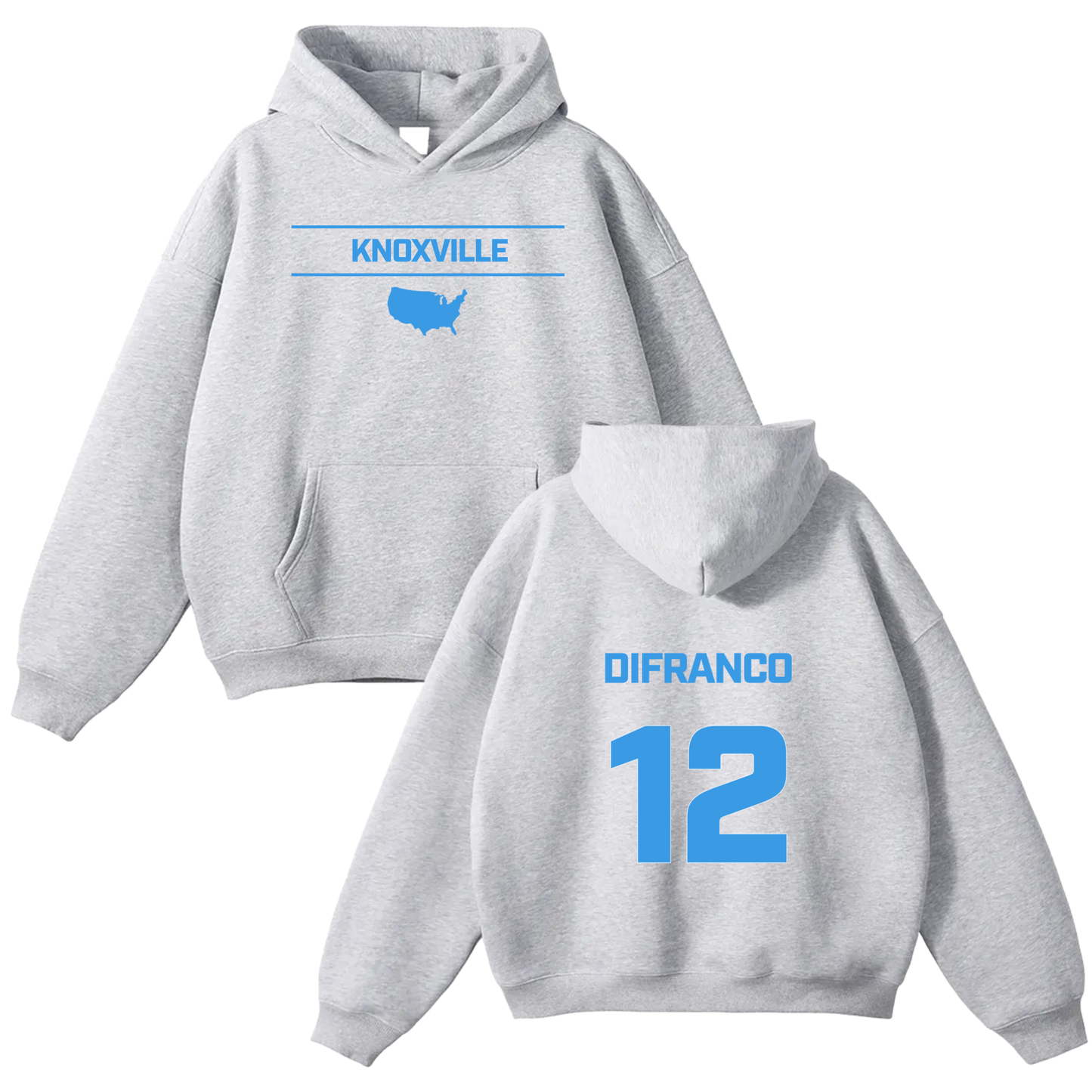 AJ DiFranco Oversize Fleeced Hoodie