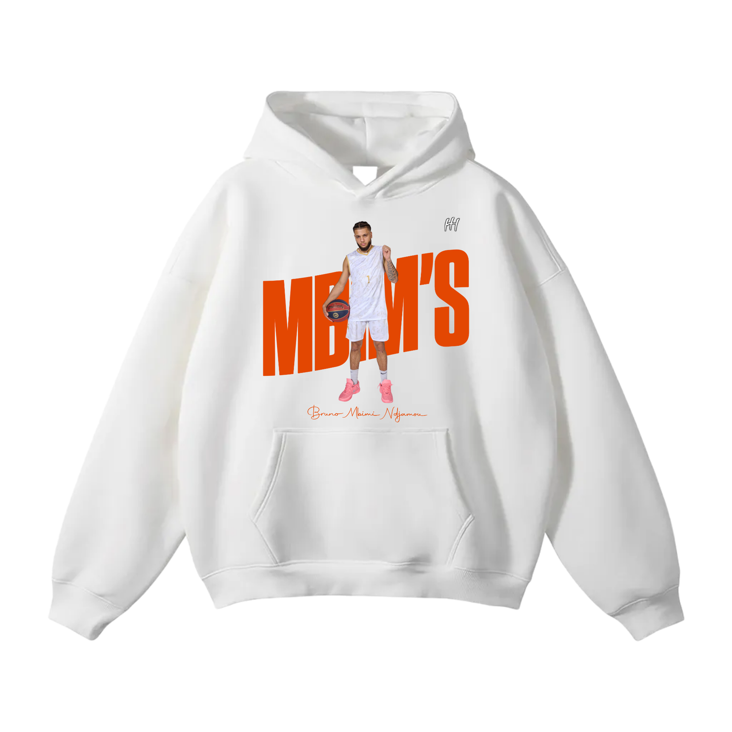 Bruno Mbimi Ndjamou Oversize Fleeced Hoodie
