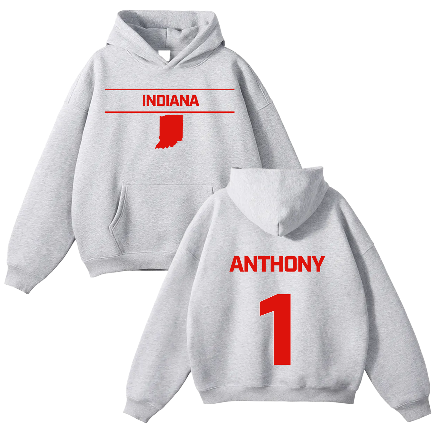 Anthony Bellamy Oversize Fleeced Hoodie