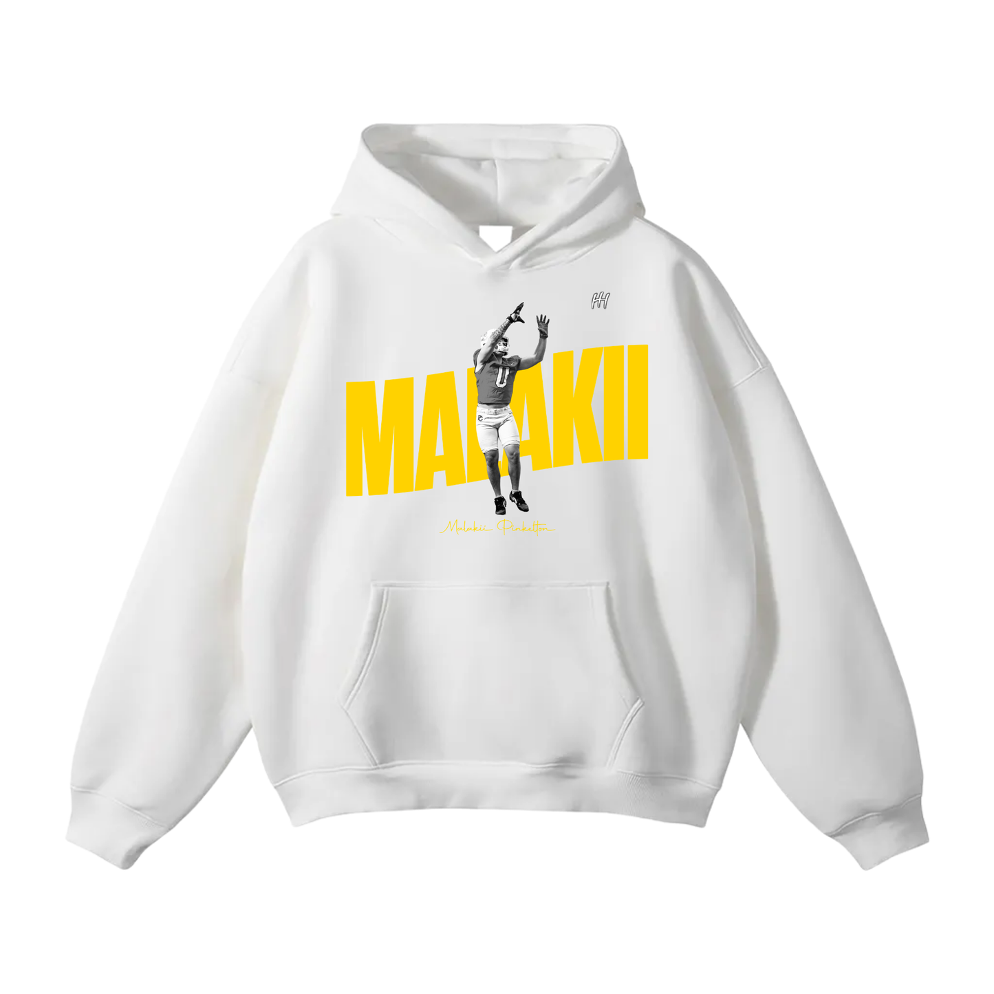 Malakii Pinkelton Oversize Fleeced Hoodie