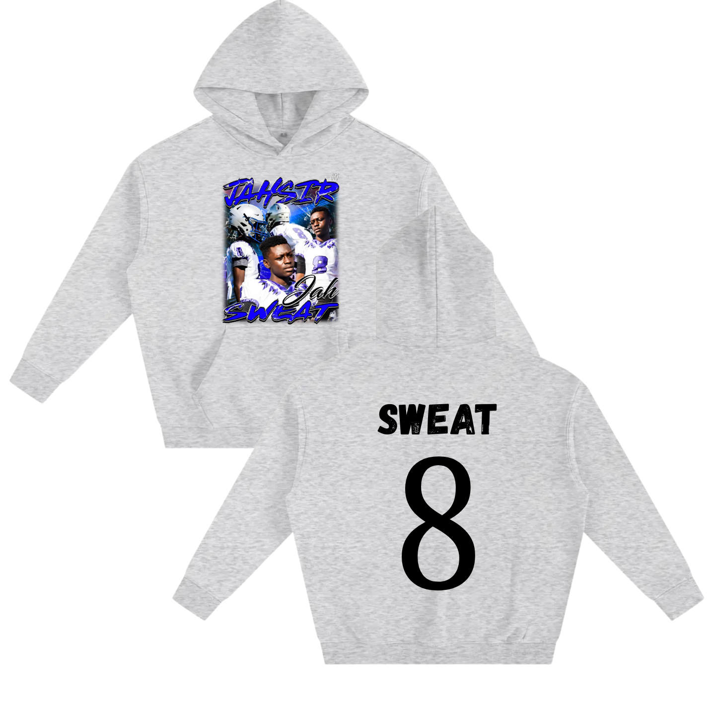 Jahsir Sweat Oversize Fleeced Hoodie
