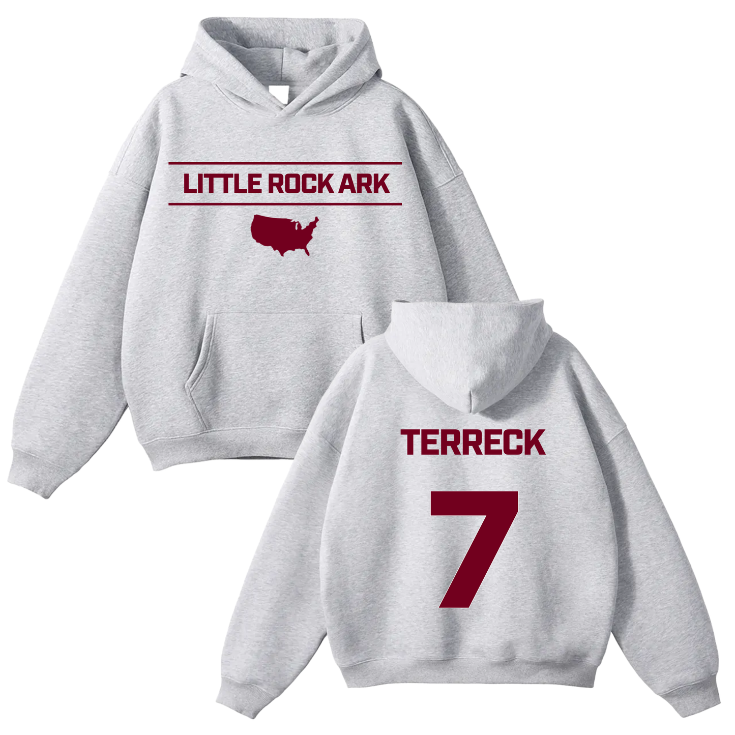 Terreck Pitts Oversize Fleeced Hoodie