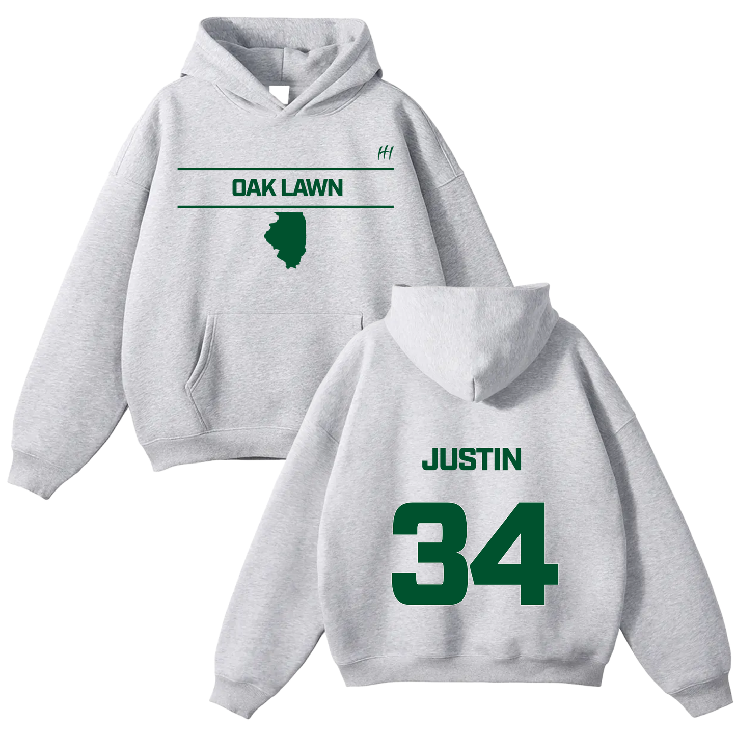 Justin Canvin Oversize Fleeced Hoodie