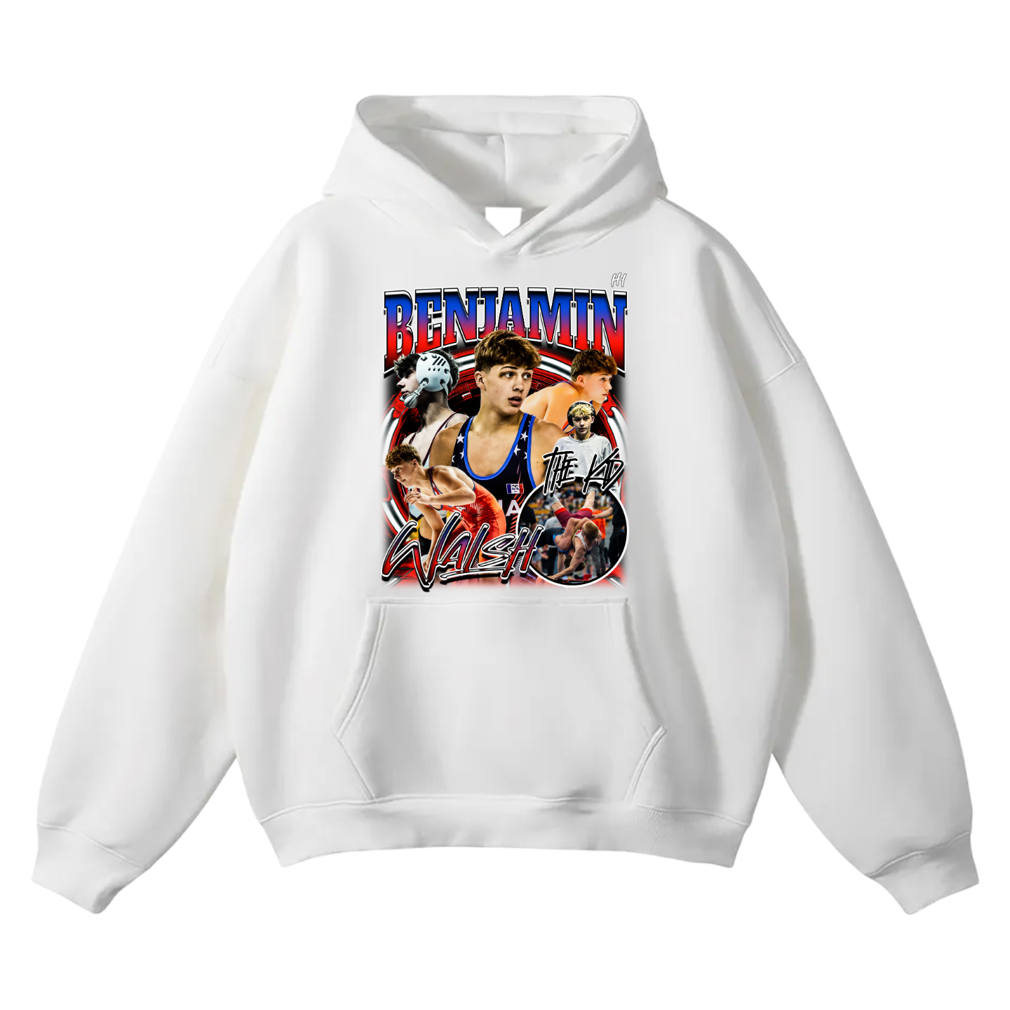 Benjamin Walsh Oversize Fleeced Hoodie
