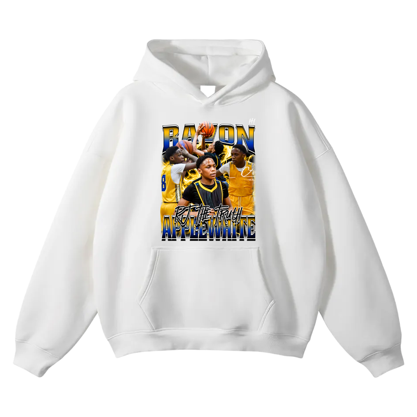 Ravon Applewhite Oversize Fleeced Hoodie