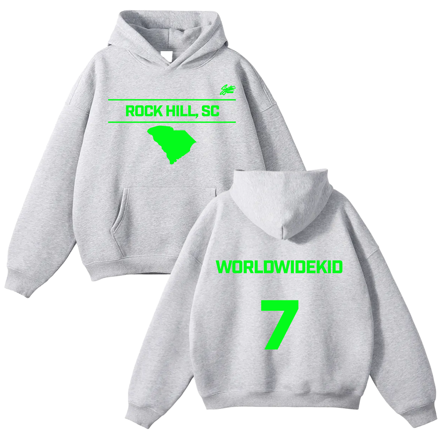 Nigel Lightner Oversize Fleeced Hoodie