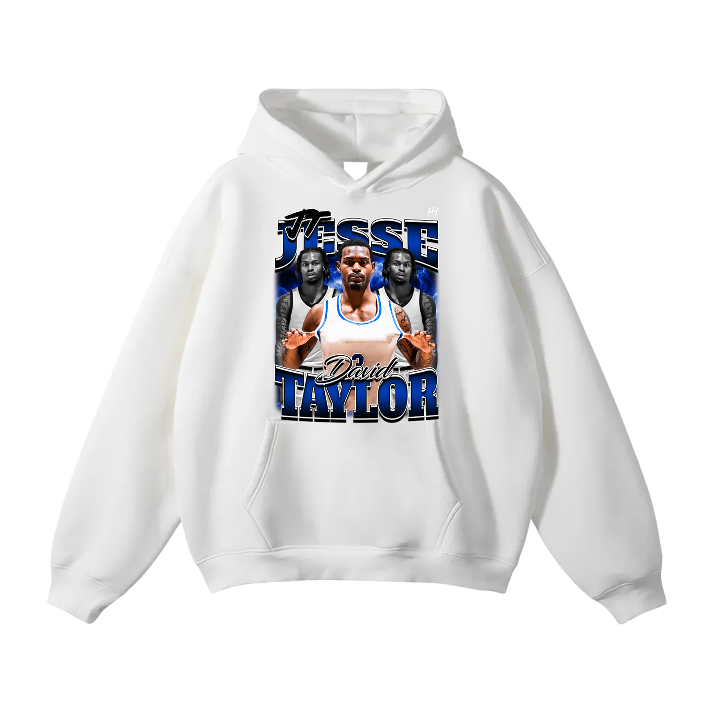 Jesse David Taylor Oversize Fleeced Hoodie