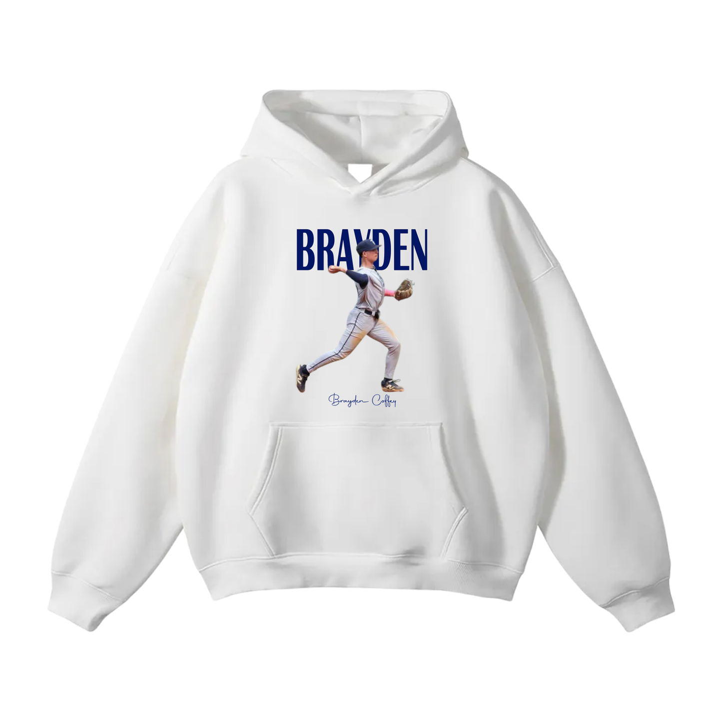 Brayden Coffey Oversize Fleeced Hoodie