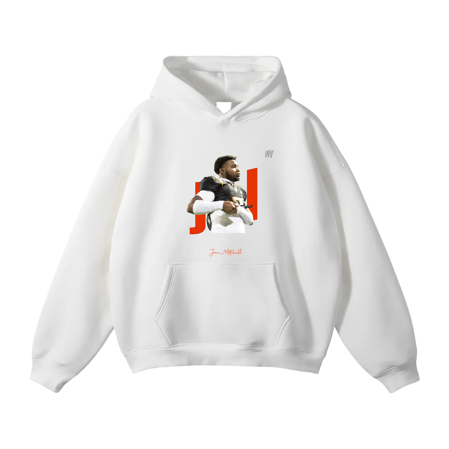 Jai Mitchell Oversize Fleeced Hoodie