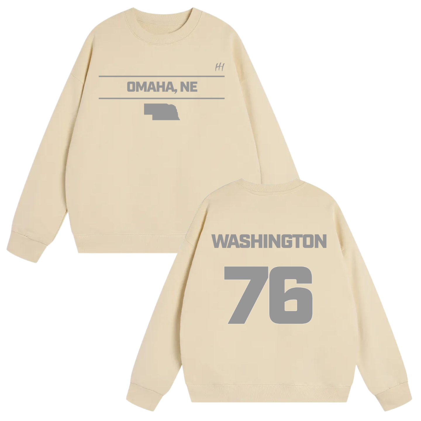Kelvin Washington Heavyweight Crewneck Sweatshirt